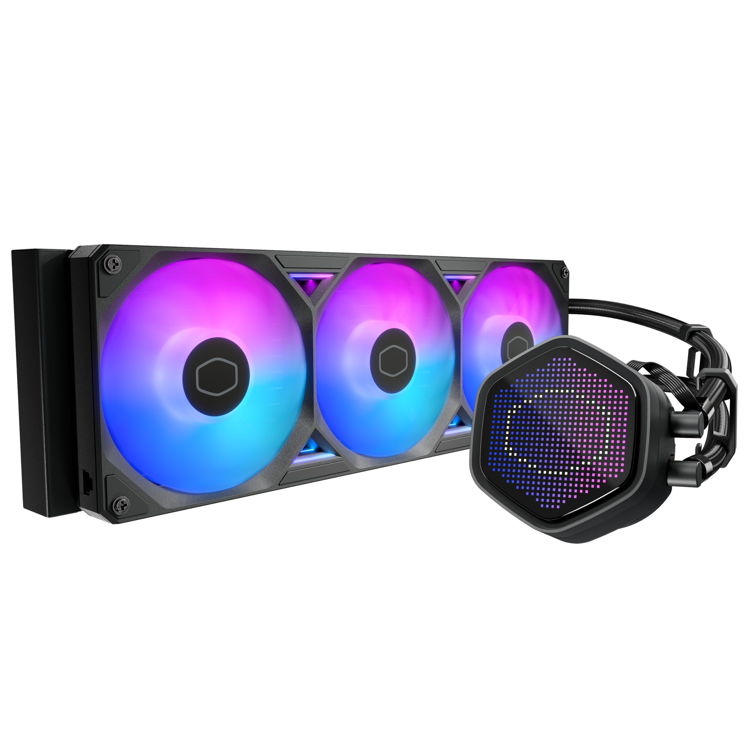MasterLiquid Atmos II Pixel LED 360mm ARGB CPU Liquid Cooler