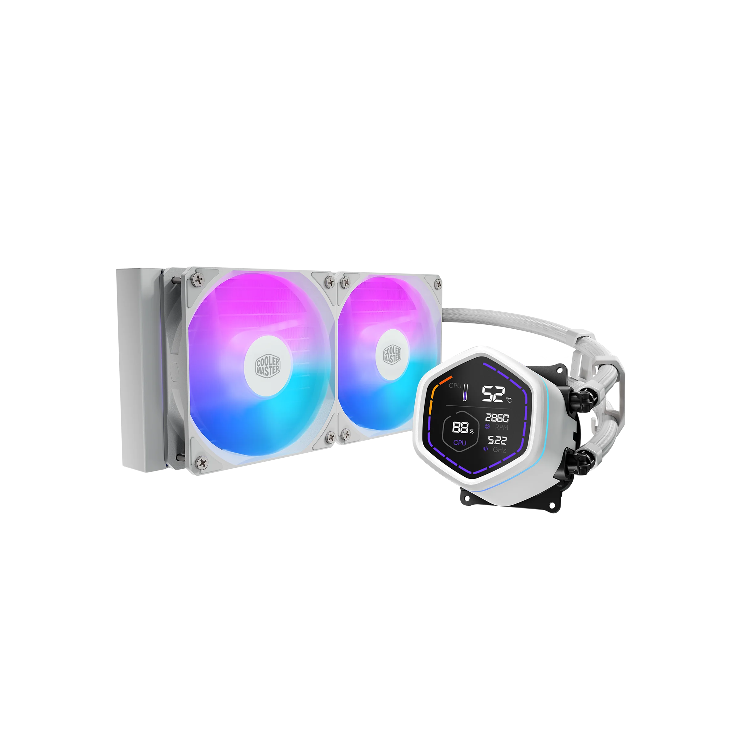 MasterLiquid Core NEX 360mm ARGB White CPU Liquid Cooler