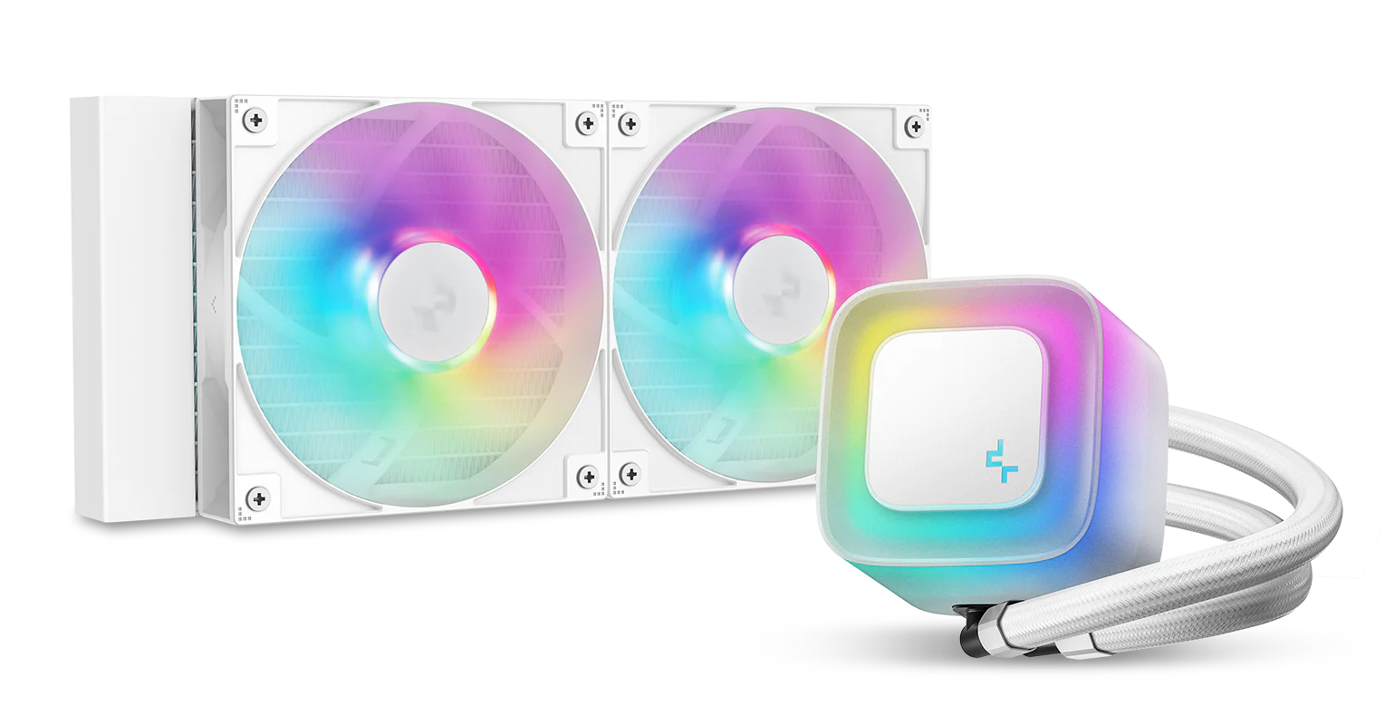 LE240 V2 ARGB 240mm White CPU Liquid Cooler