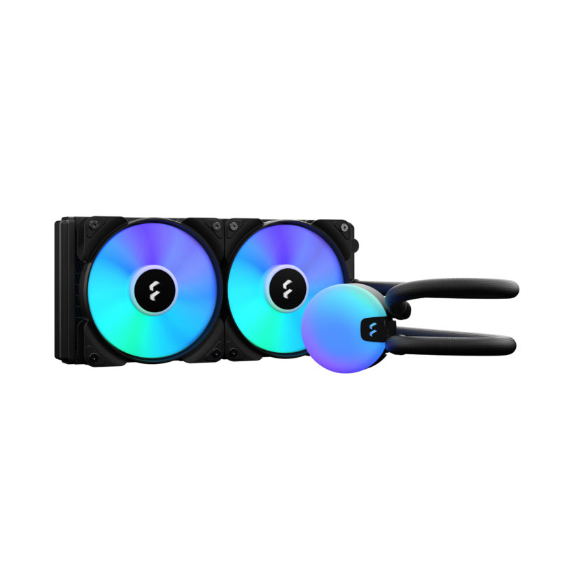 Design Lumen S24 RGB V2 240mm CPU Liquid Cooler (Black)