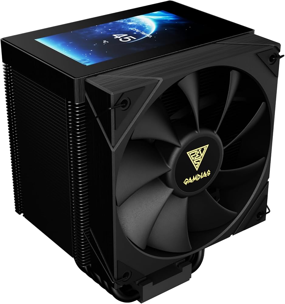 Boreas M2-61L 120mm CPU Air Cooler with LCD Display