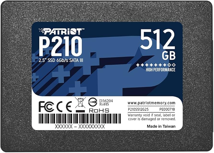 P210 Internal SSD, 512GB