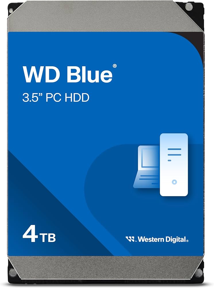 Blue 4TB 128MB Cache 5400RPM Internal HDD