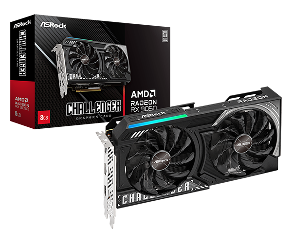 AMD Radeon RX 9050 Challenger 8GB Graphic Card RX9050 CL 8G
