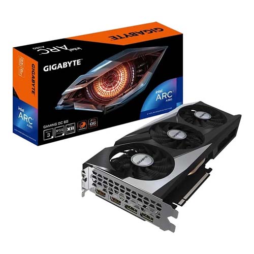 Intel Arc A380 GAMING OC 6G 6GB GDDR6 Graphics Card GV-IA380GAMING OC-6GD